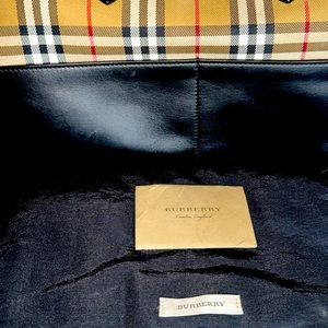 Burberry Kingswood Vintage Check and Leather Diaper Bag